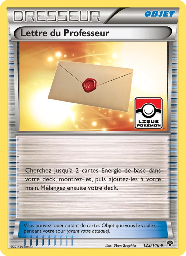 Lettre du Professeur, XY 123