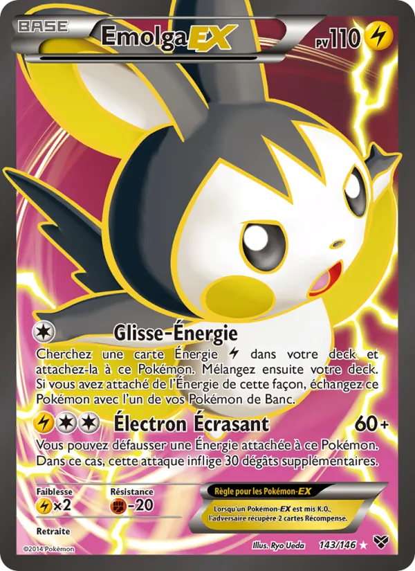 Emolga EX, XY 143