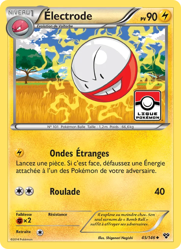 Électrode, XY 45