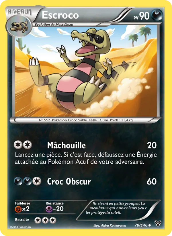 Escroco, XY 70
