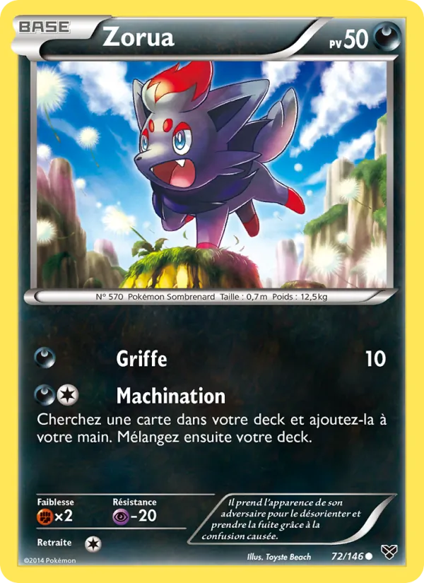 Zorua, XY 72