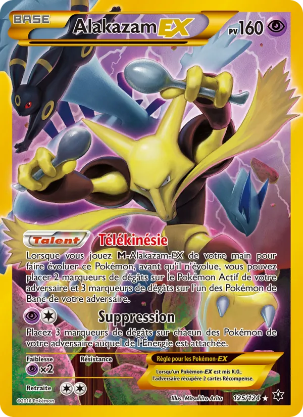 Alakazam EX, Impact des Destins 125