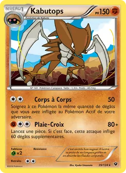 Kabutops, Impact des Destins 39