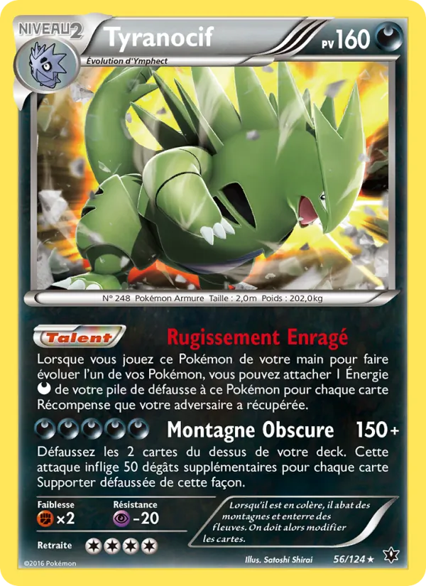 Tyranocif, Impact des Destins 56