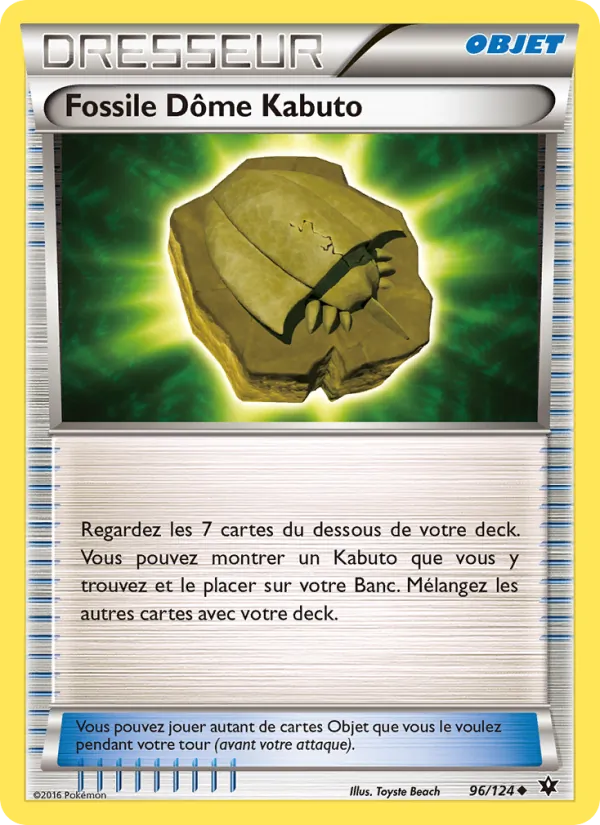 Fossile Dôme Kabuto, Impact des Destins 96