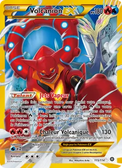 Volcanion EX, Offensive Vapeur 115