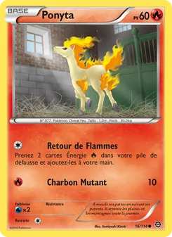 Ponyta, Offensive Vapeur 16