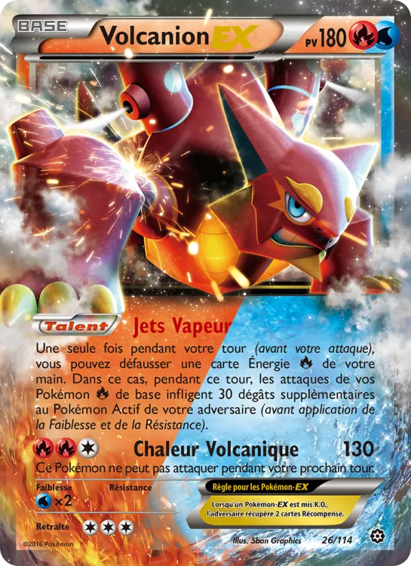 Volcanion EX, Offensive Vapeur 26