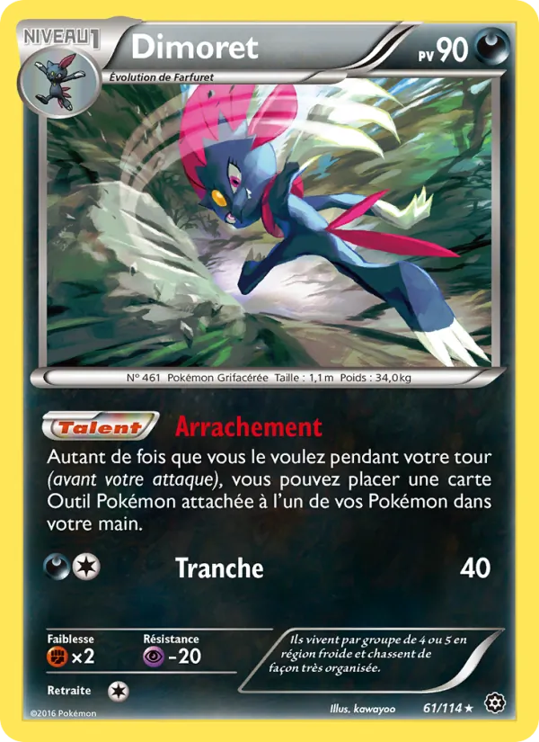 Dimoret, Offensive Vapeur 61