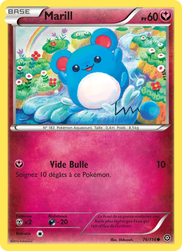Marill, Offensive Vapeur 76