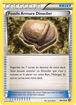 Fossile Armure Dinoclier, Offensive Vapeur 98