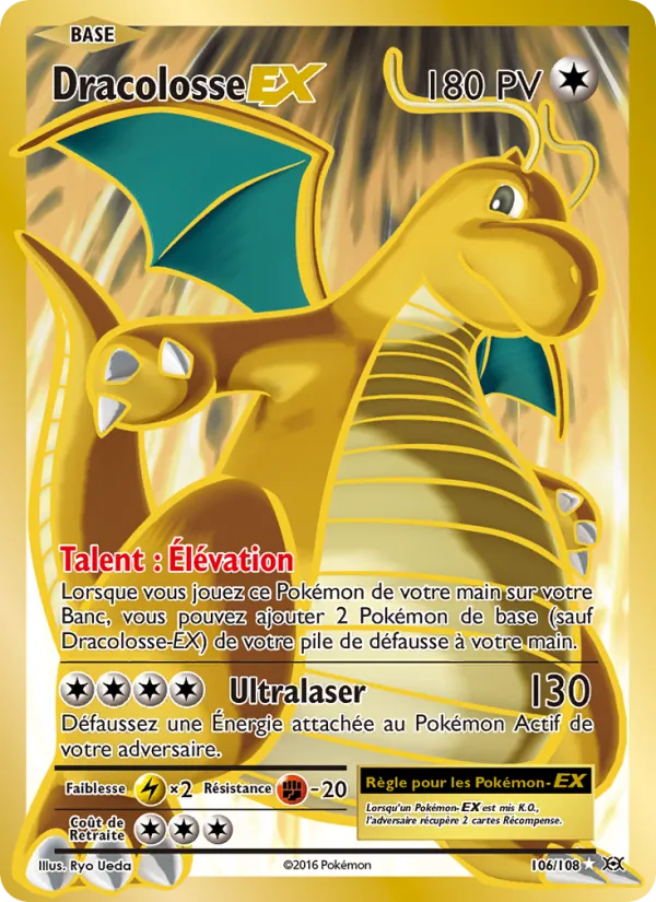 Dracolosse EX, Évolutions 106