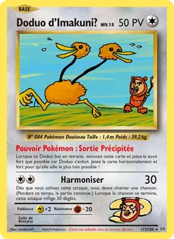 Doduo d'Imakuni?, Évolutions 112