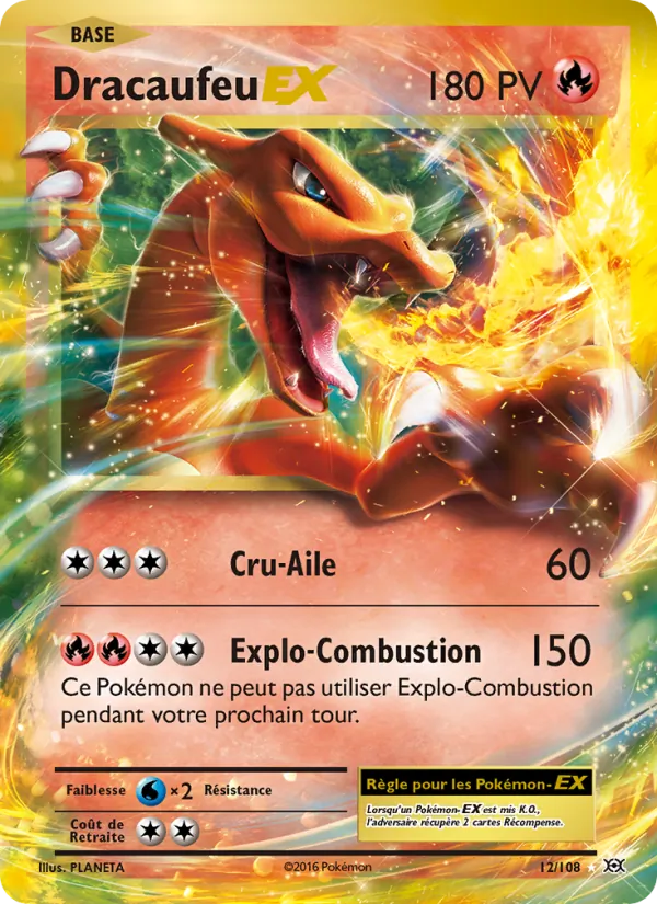 Dracaufeu EX, Évolutions 12