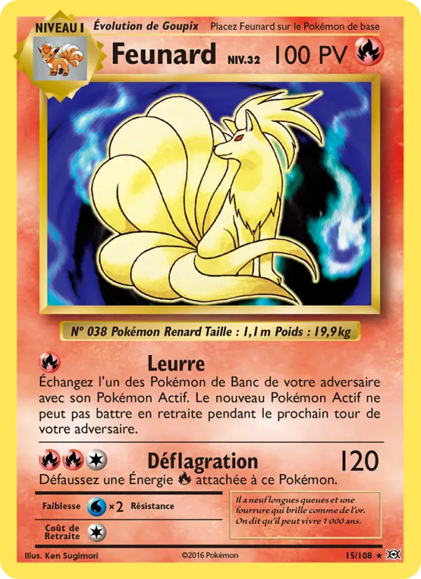 Feunard, Évolutions 15