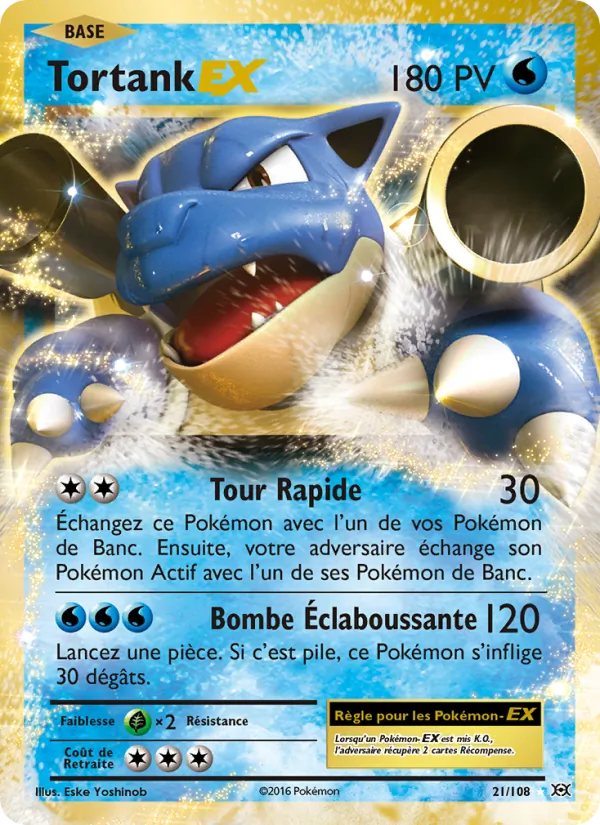 Tortank EX, Évolutions 21