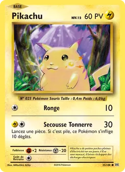 Pikachu, Évolutions 35