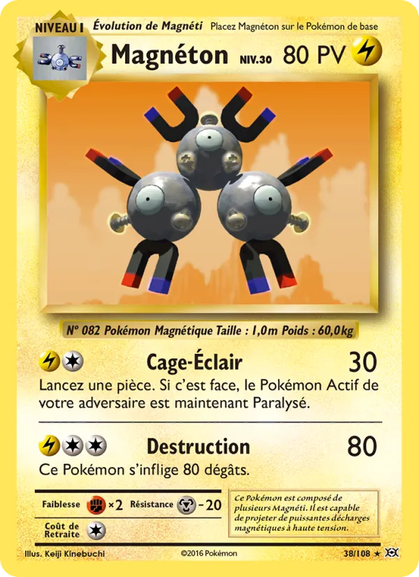 Magnéton, Évolutions 38