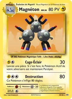 Magnéton, Évolutions 38