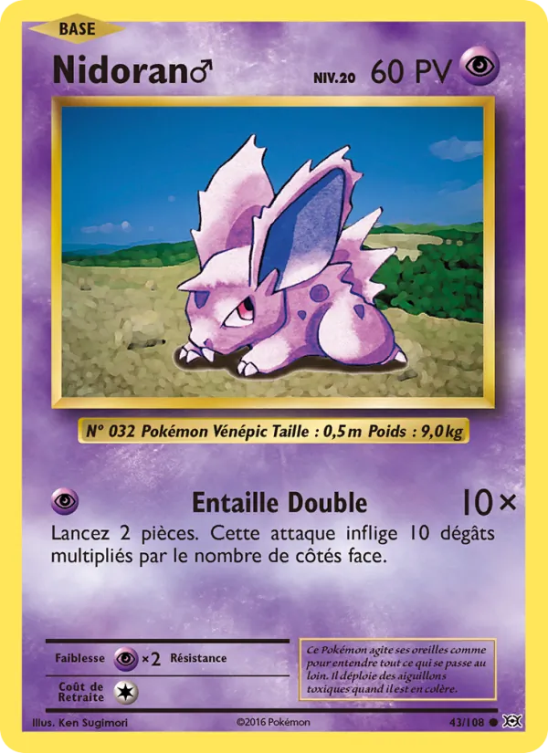 Nidoran♂, Évolutions 43