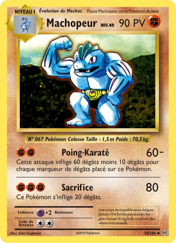 Machopeur, Évolutions 58