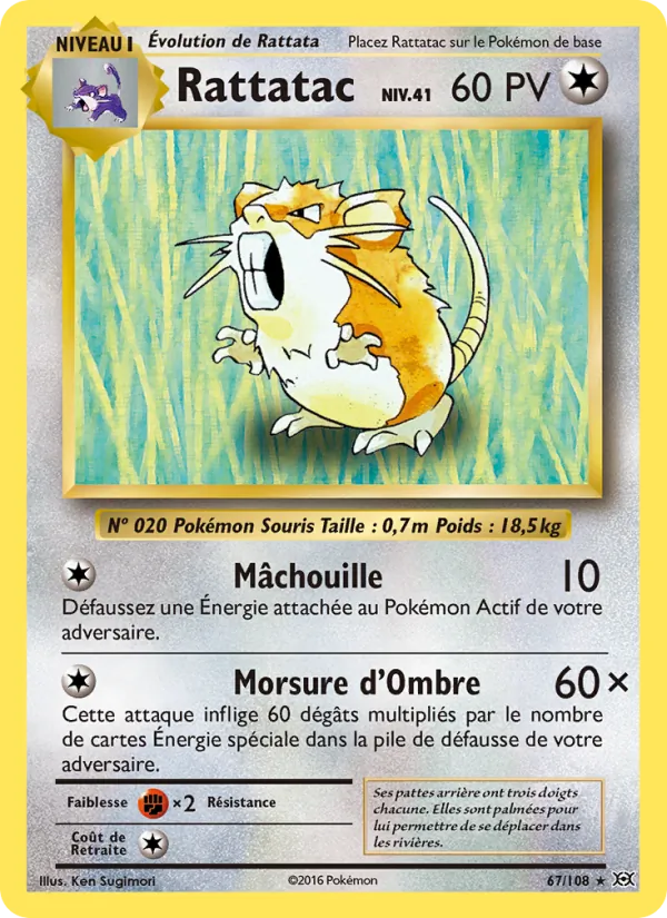 Rattatac, Évolutions 67