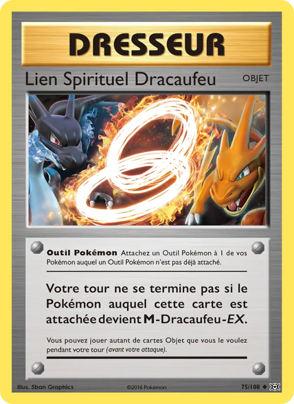 Lien Spirituel Dracaufeu, Évolutions 75