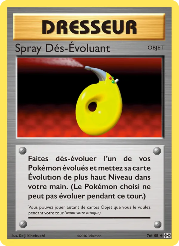 Spray Dés-Évoluant, Évolutions 76