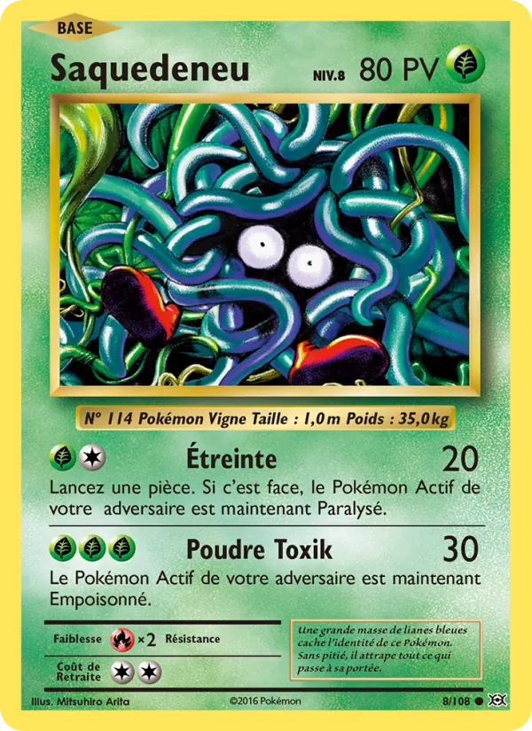Saquedeneu, Évolutions 8