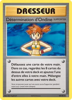 Détermination d'Ondine, Évolutions 80