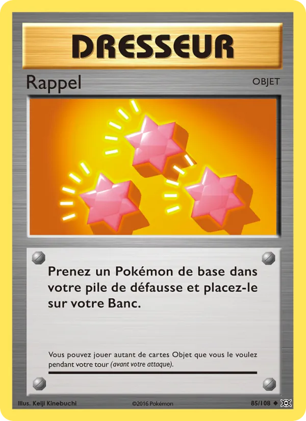 Rappel, Évolutions 85