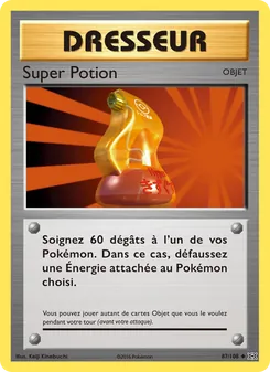 Super Potion, Évolutions 87