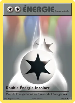 Double Énergie Incolore, Évolutions 90