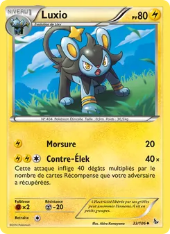 Luxio, Étincelles 33