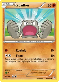 Racaillou, Étincelles 45