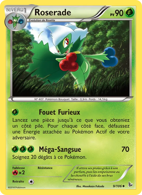 Roserade, Étincelles 9