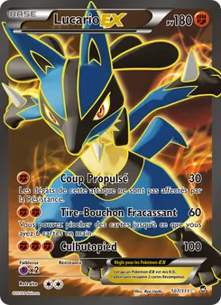 Lucario EX, Poings Furieux 107