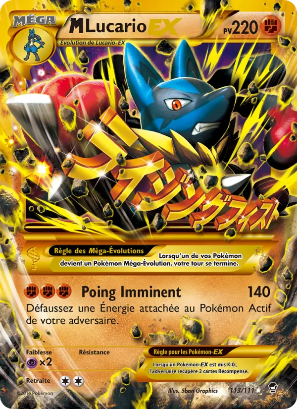 M-Lucario EX, Poings Furieux 113