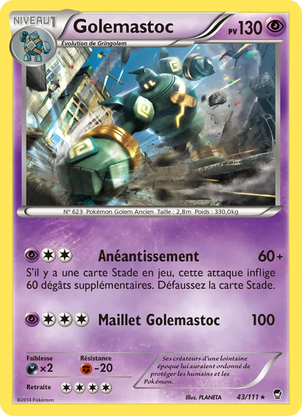 Golemastoc, Poings Furieux 43