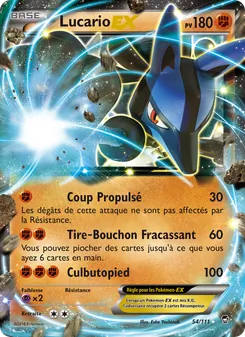 Lucario EX, Poings Furieux 54