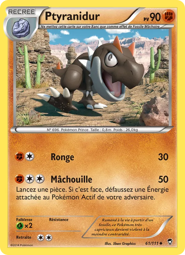 Ptyranidur, Poings Furieux 61