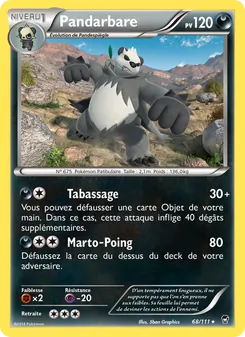 Pandarbare, Poings Furieux 68