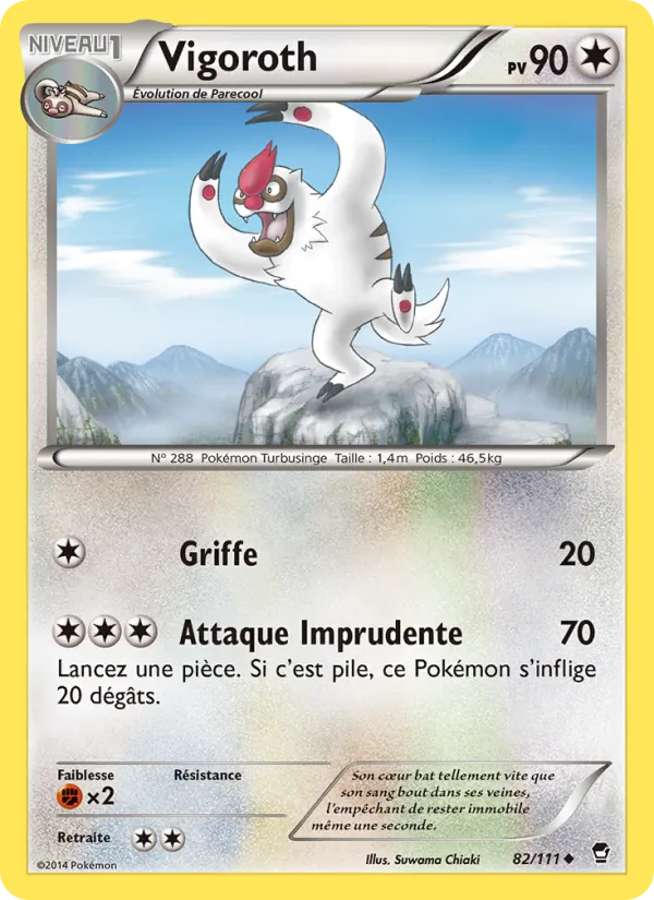 Vigoroth, Poings Furieux 82