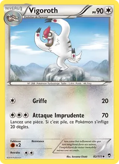 Vigoroth, Poings Furieux 82