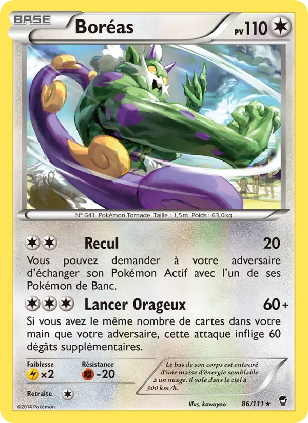 Boréas, Poings Furieux 86