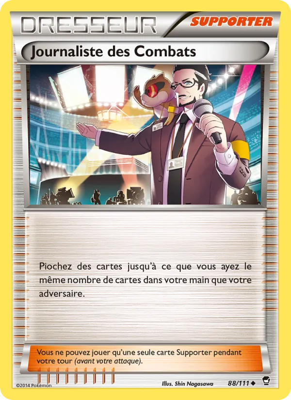 Journaliste des Combats, Poings Furieux 88