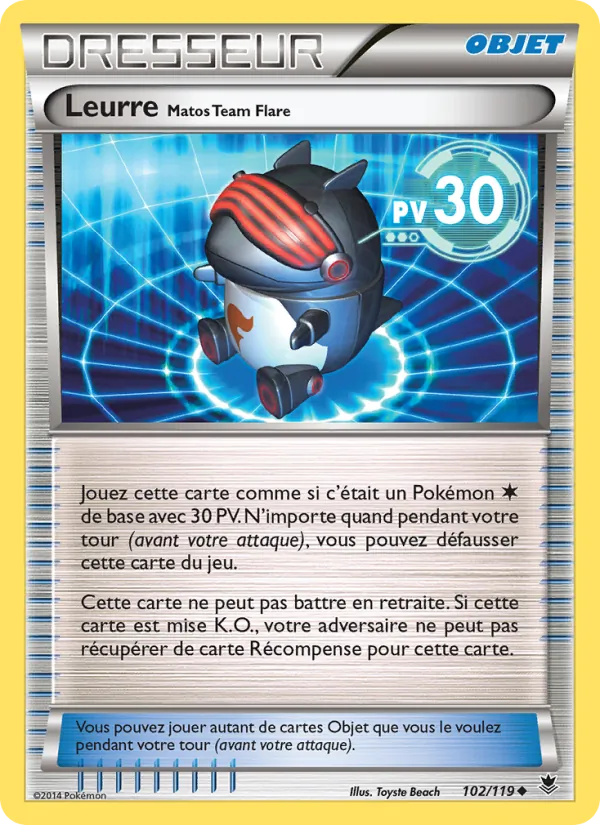 Leurre Matos Team Flare, Vigueur Spectrale 102