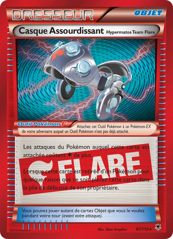 Casque Assourdissant Hypermatos Team Flare, Vigueur Spectrale 97