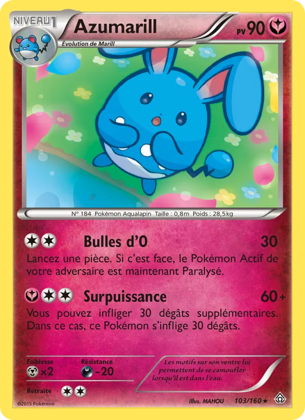Azumarill, Primo-Choc 103
