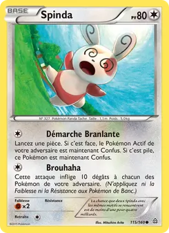 Spinda, Primo-Choc 115